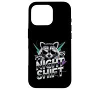 Raccoon Funny Late Night Worker Coque pour iPhone 16 Pro