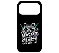 Raccoon Funny Late Night Worker Coque pour iPhone 17 Pro Max