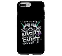 Raccoon Funny Late Night Worker Coque pour iPhone 7 Plus/8 Plus