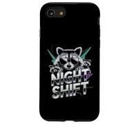 Raccoon Funny Late Night Worker Coque pour iPhone SE (2020) / 7/8