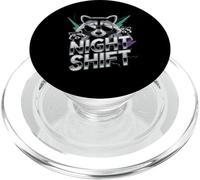 Raccoon Funny Late Night Worker PopSockets PopGrip pour MagSafe