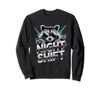 Raccoon Funny Late Night Worker Sweatshirt