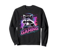 Raccoon Gaming Sorry I Can't Hear You I'm Gaming Sweatshirt