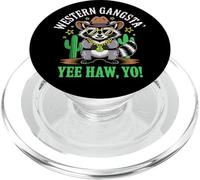 Raccoon Graphic Design Western PopSockets PopGrip pour MagSafe