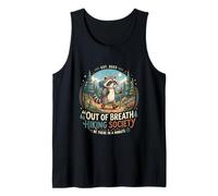 Raccoon Hiking Out of Breath Society Funny Trail Débardeur