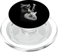 Raccoon jouant des cadeaux de rock and roll de guitare pour PopSockets PopGrip pour MagSafe