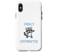 Raccoon Mignon Facilement distrait ADHD Blame It on That Coque pour iPhone X/XS