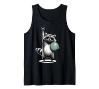 Raccoon No Planet B Journée drôle de la Terre Débardeur