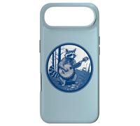 Raccoon Playing Banjo Vintage Cottagecore Funny Bluegrass Coque pour iPhone Air