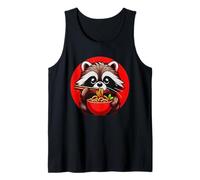 Raccoon Ramen Japanese Funny Graphic Tee Kawaii Racoon Anime Débardeur