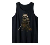Raccoon Samurai, Warrior Japanese Budo Animal, Nature Design Débardeur