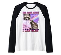 Raccoon Trash Panda, mème Amusant, Internet Culture, génération Z Manche Raglan