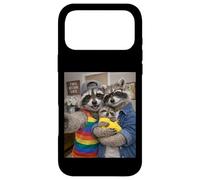 Raccoon Two Moms Life Selfie Fête des Mères Queer Mom Pride Coque pour iPhone 17 Pro Max