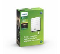 Philips Applique murale Raccoon LED inox 1x4W SELV avec PIR