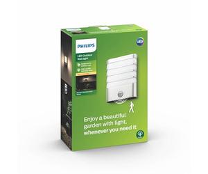 Raccoon wall lantern LED inox 1x4W SELV with PIR