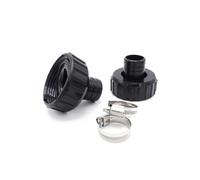 Ubbink Raccord cannelé pour TP25/TP35 Ø 32 mm – avec joint et écrou