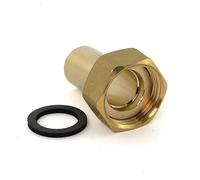 Raccord 2 pièces bronze mâle cuivre Ø 18 écrou Ø 20/27 VIEGA