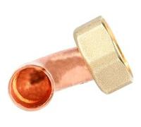Raccord 2 pièces écrou prisonnier coudé F15X21 Ø 12 - GARIS - D12204B G