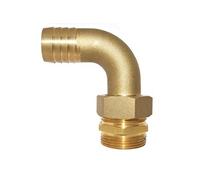 Boutté Embout coudé laiton 26 x 34 sortie de pompe pour tuyau ø25 mm