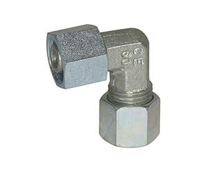 Raccord à angle réglable - Cône d'étanchéité - Rotation à 360° - Écrou M30 x 2,0 i - Diamètre extérieur du tube : 22 mm - PN max. 160 bar - En acier