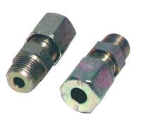 Raccord À Bague - Droit M1/4 X Tube 8mm (2 Pièces)