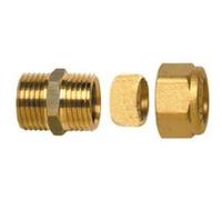 Raccord à bague Droit M3/8 x tube 10mm (X10) G