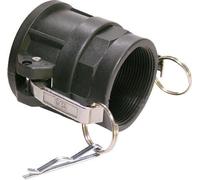 Raccord à bras de levier Kamlok type D polypropylène 47,80 mm 1 1/2 ″