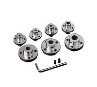 Raccord à bride en alliage d'aluminium, Coupleur de bride d'arbre moteur 3-10 mm(6mm)