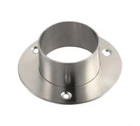 Raccord à bride ronde en acier inoxydable pour rails de tuyaux de 38 mm et 51 mm, y compris les présentoirs, les rails de suspension et les fixations de magasin (51 mm)
