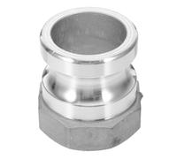 Raccord à Came Fileté Interne, Alliage D'aluminium, 57mm, Argenté | Connexion Rapide pour Extrémités de Tube et Accouplements, Usage Industriel, Changement D'équipement, Couleur Aléatoire