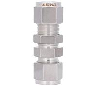 Raccord à compression à double virole en acier inoxydable 316, connexion robuste, résistance à haute pression, pour l'installation de conduites d'eau, de gaz et de pétrole en (F12)