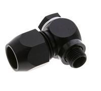 Raccord à compression coude en aluminium 15x9mm & G1/4'' avec filetage mâle 10 bar PVC et PA