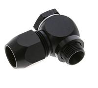 Raccord à compression coude en aluminium 16x10mm & G3/8'' avec filetage mâle 10 bar PVC et PA