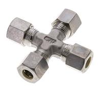 Raccord à compression croisée en acier inoxydable 10L 315 Bar DIN 2353