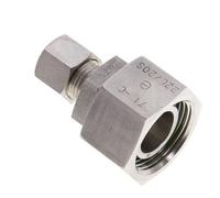 Raccord à compression droit 10L & 22L en acier inoxydable avec pivot 160 bar Joint torique FKM Cône ISO 8434-1