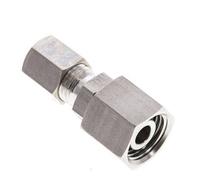 Raccord à compression droit 6L & 10L en acier inoxydable avec pivot 315 bar Joint torique FKM Cône ISO 8434-1