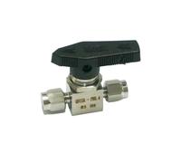 Raccord à compression en acier inoxydable 304 for tube de diamètre extérieur de 3 mm, vanne à boisseau sphérique d'arrêt 915 PSI Q91SA PN 6.4