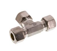 Raccord à compression en T en acier inoxydable 16S 400 Bar DIN 2353