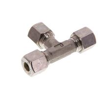 Raccord à compression en T en acier inoxydable 8L 315 Bar DIN 2353