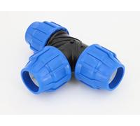 Raccord à compression PN16 en Té Diamètre 40mm