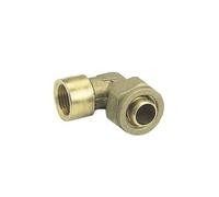 Raccord A Compression Tube Per Ø12 - Coude Femelle 1/2""(15/21) - Somatherm