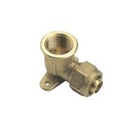 Raccord A Compression Tube Per Ø16 - Applique Murale Femelle 1/2""(15/21) - Somatherm