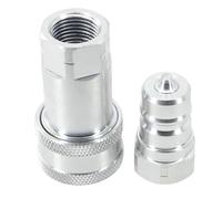 Raccord à dégagement rapide ISO7241-A NPT ISO A, connecteur de couplage hydraulique 1/4 "3/8" 1/2 "3/4" NPT1, Interface à changement rapide(NPT-9.52mm)