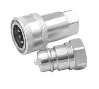 Raccord à dégagement rapide ISO7241-A NPT ISO A, connecteur de couplage hydraulique 1/4 "3/8" 1/2 "3/4" NPT1, Interface à changement rapide(NPT-19.05mm)