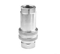 Raccord à dégagement rapide NPT pour connecteur d'accouplement hydraulique ISO A - Ensemble d'adaptateurs en acier au carbone pour tracteurs, pelleteuses, plates-formes minières - Tailles 6,35 mm, 9,5