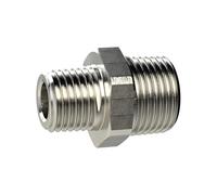 RIEGLER Riegler Nipple double filetage, conique, R 1 a., R 2 a., SW 62, MS verni Quantité:1