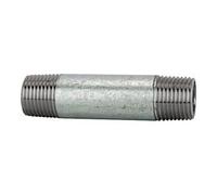 Raccord à double tube 23, AG/AG, acier galvanisé ST 37-2, R 1, longueur 80 mm, pression de travail max. 50 bar.