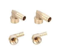 Raccord à Embout Cannelé en Laiton, Raccord de tuyau en laiton, coude à 90 degrés, queue barbe, connecteur pagode filetage 1/2 pouces, 10-16mm(16mm)