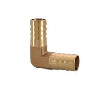 Raccord à Embout Cannelé en Laiton, Réducteur égal tuyau en laiton coude coudé à 90 degrés adaptateur de raccord 4-25mm eau gazole(16mm To 8mm)