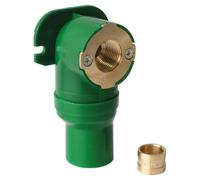 SOMATHERM FOR YOU, Applique à sertir femelle série longue PER Ø16, coude femelle 15/21, raccord PER à glissement, compatible avec outillage, pression max 10 bars, T°C 5-90°C